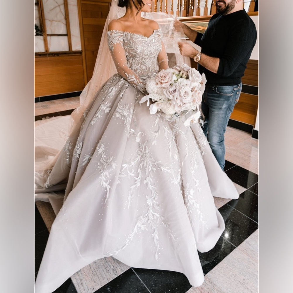 Custom Designed Steven Khalil Wedding Gown
